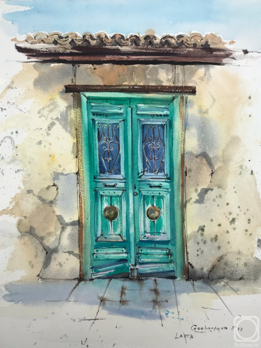 Gorbacheva Evgeniya. Greek village Door