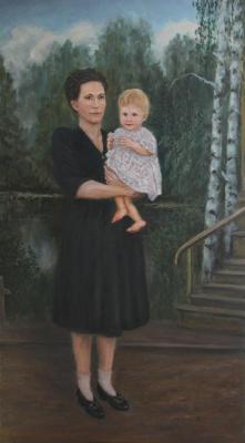 Nina with her daughter Valentina. Korepanov Alexander