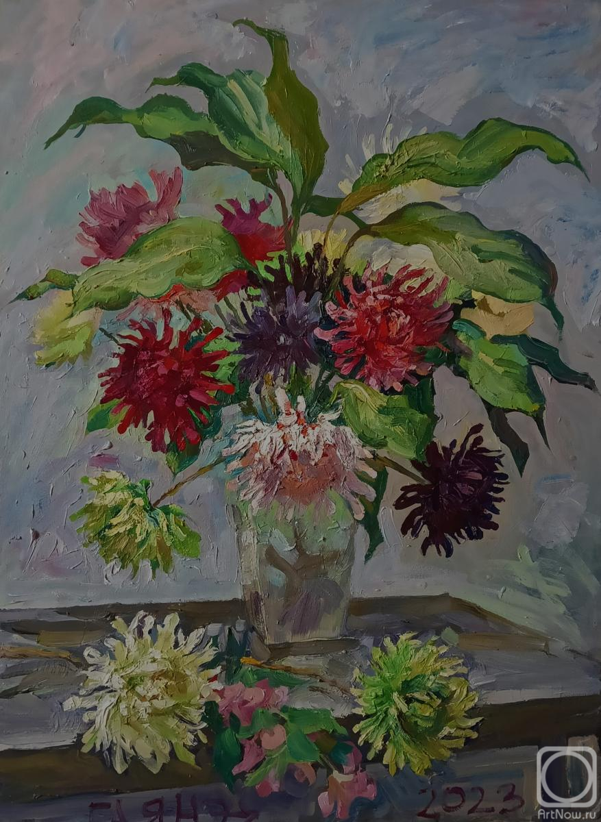 Dobrovolskaya Gayane. Bouquet of chrysanthemums