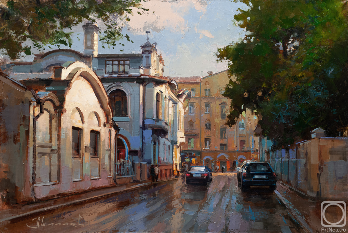 Shalaev Alexey. "After a little rain on Thursday." Skaryatinsky Lane