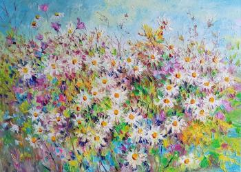 Bells and daisies in the wind. Kruglova Svetlana