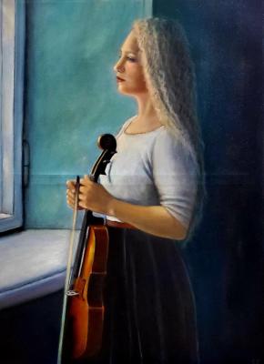 The violinist. Saraeva Svetlana