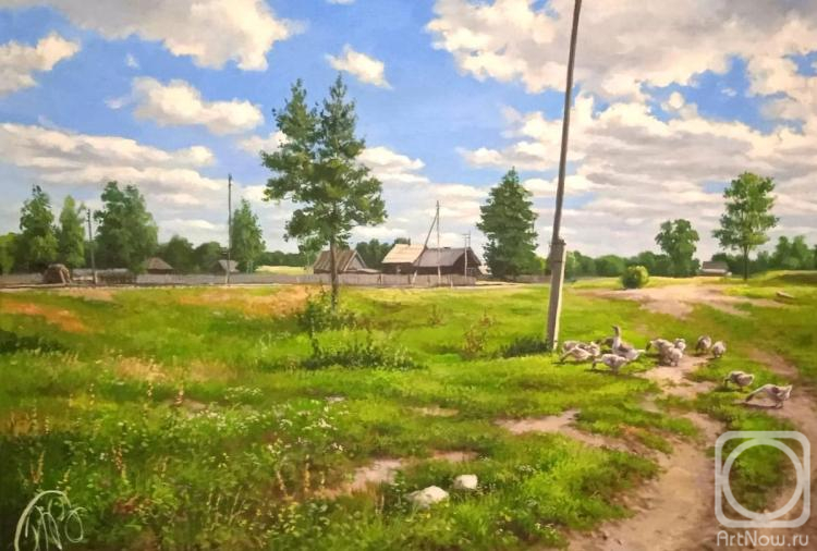 Panasyuk Natalia. Rural Landscape 2