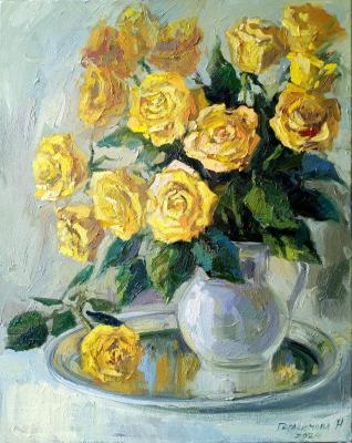Bouquet of yellow roses. Gerasimova Natalia