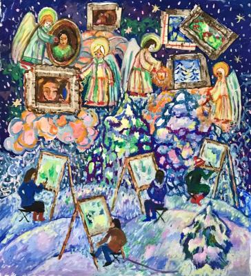 People, Paintings and Angels. Sineva Svetlana