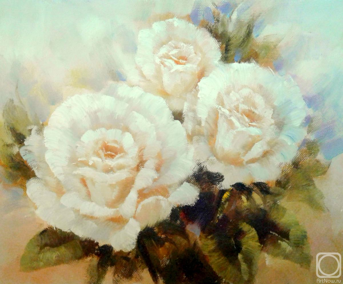 Dzhanilyatti Antonio. White roses
