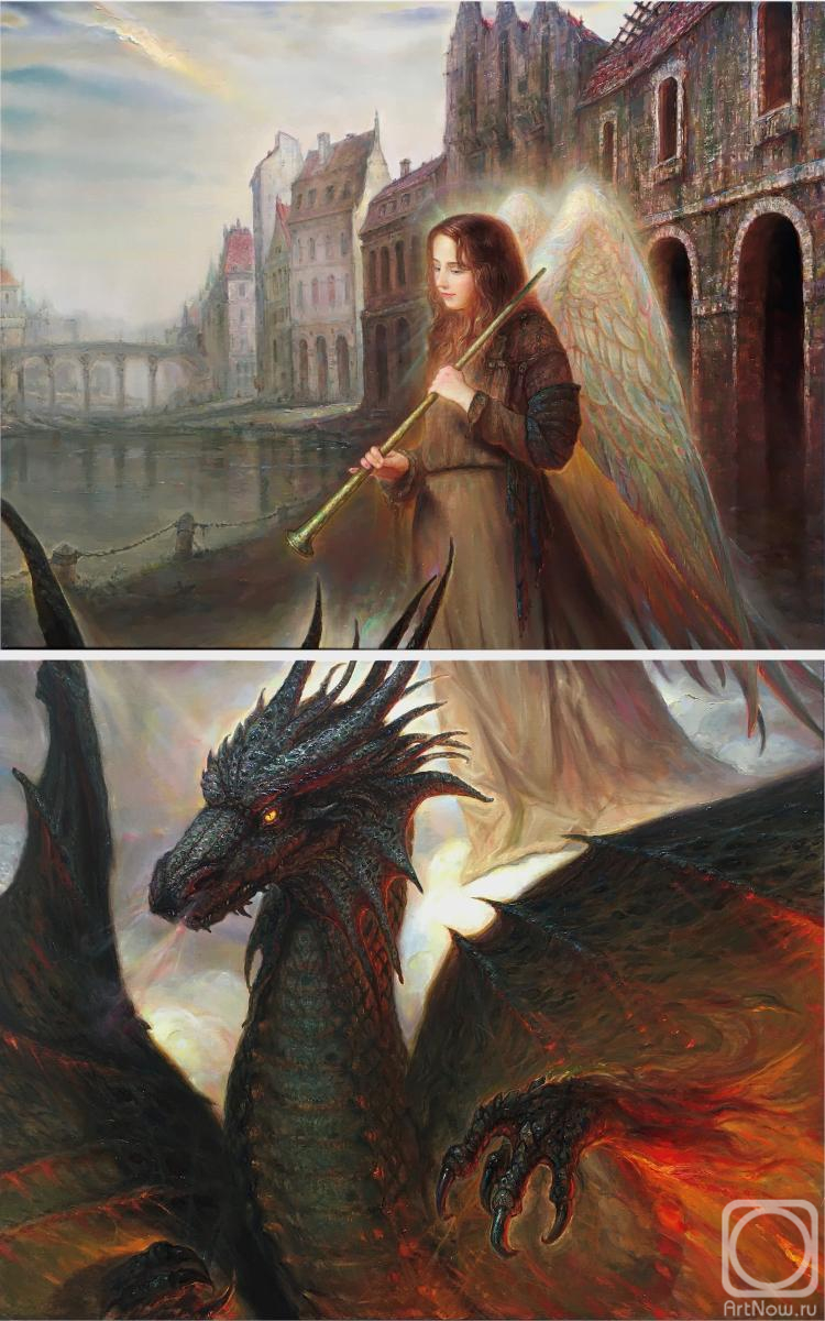 Maykov Igor. Angel and Dragon