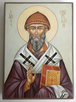 Icon of St. St. Spyridon of Trimythous. Zhuravleva Tatyana