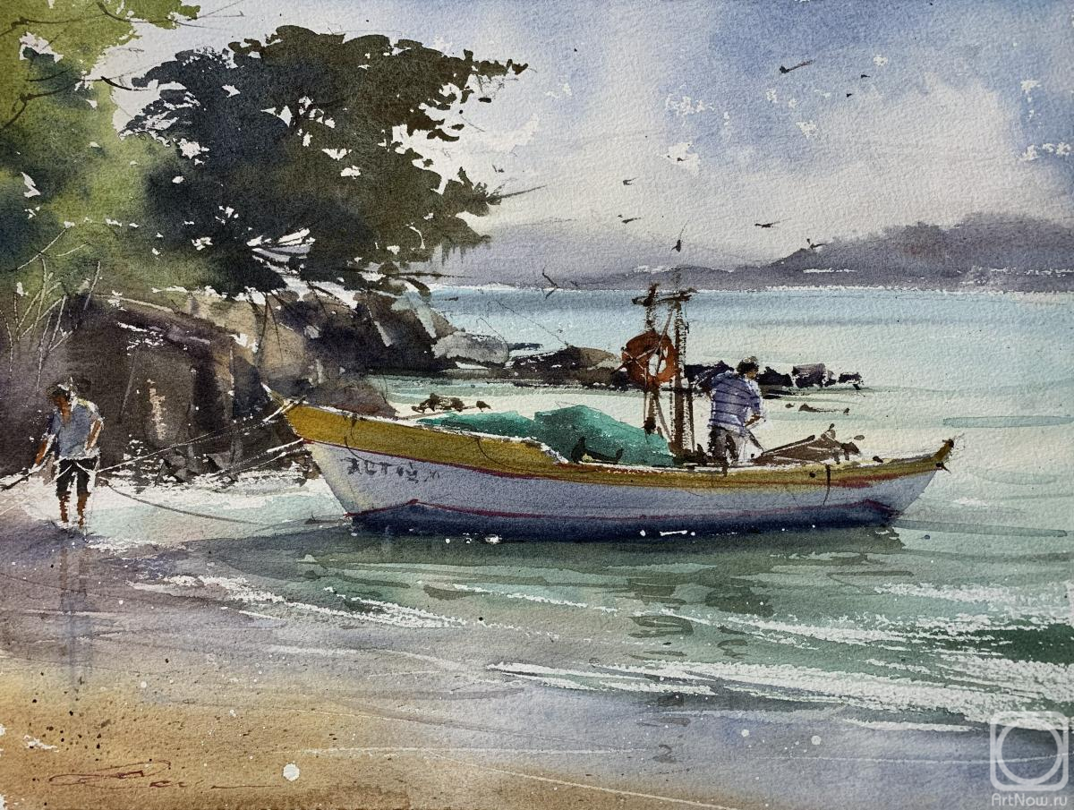 Gomzina Galina. Brazilian Fishermen