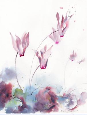 Pink motifs. Flowers. Gorbacheva Evgeniya