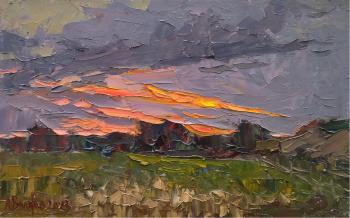 An unsettling sunset. Vikov Andrej
