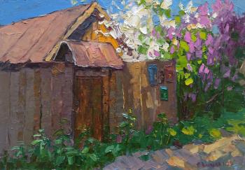 Lilacs at the gate (). Vilkova Elena