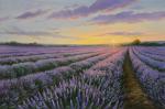 Zhaldak Edward. Landscape with lavender