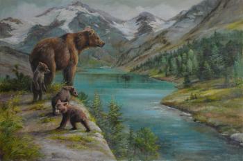 Altai expanses. Bears