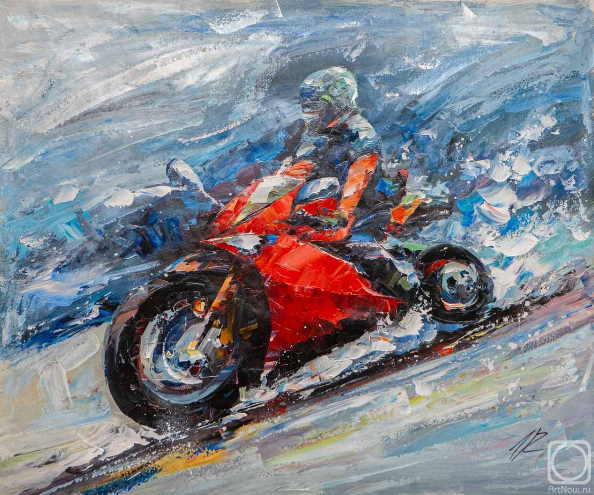 Rodries Jose. Ducati Diavel motorcycle