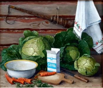 Cabbage for sourdough. Filippov Vladimir