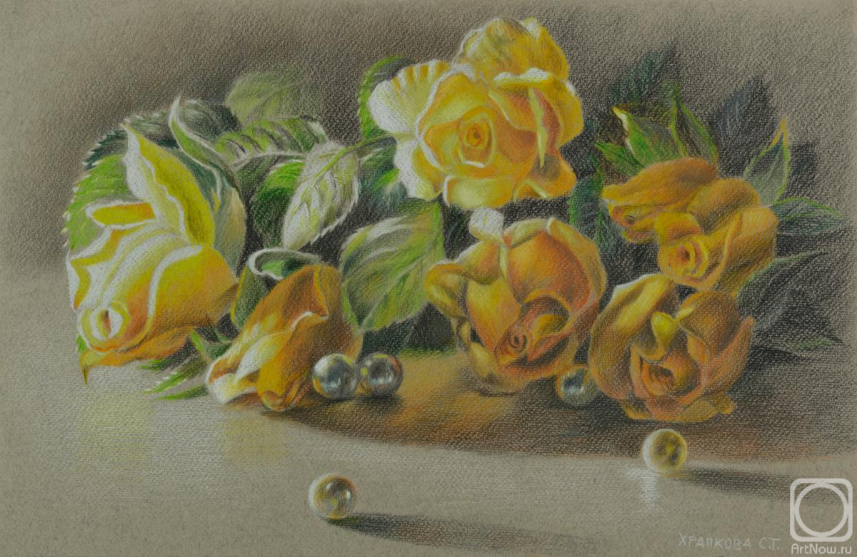 Khrapkova Svetlana. Yellow roses