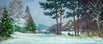 Torzhok in Winter, Horse. Alexandrovsky Alexander