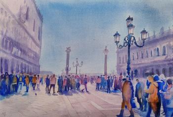 Doge's Palace and St. Mark's Square ( ). Zozoulia Maria