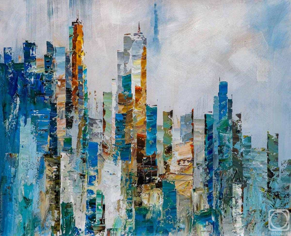Rodries Jose. Skyscrapers. Above the clouds
