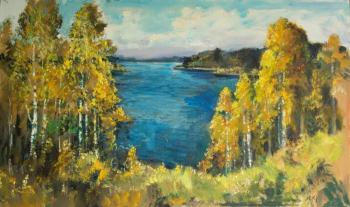 Golden Autumn on the Lake. Kremer Mark
