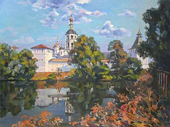 St. Paphnutiev Borovsk Monastery (Water Reflection). Zhlabovich Anatoly