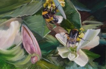 Flowers & Bumblebees. Korolev Andrey