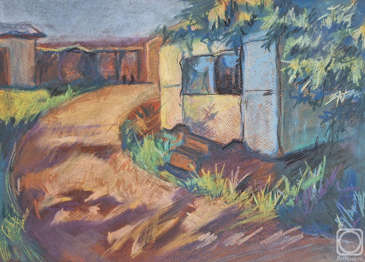 Antipova Mariya. Old trailer, sawmill