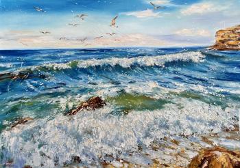The Sea. Gulls. Malivani Diana