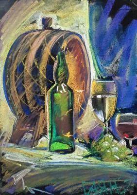 Wine and grapes (). Dobrovolskaya Gayane