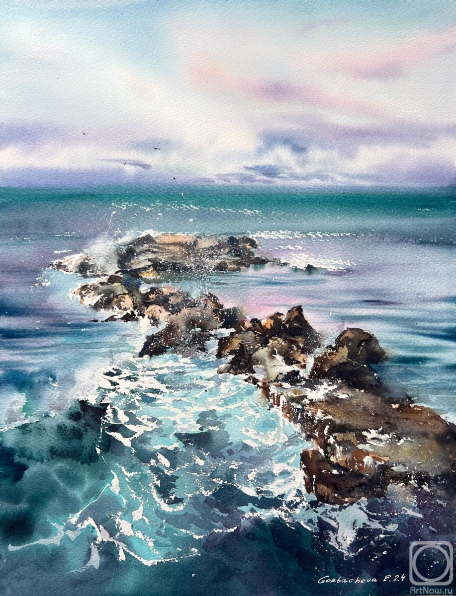 Gorbacheva Evgeniya. Waves and rocks #19
