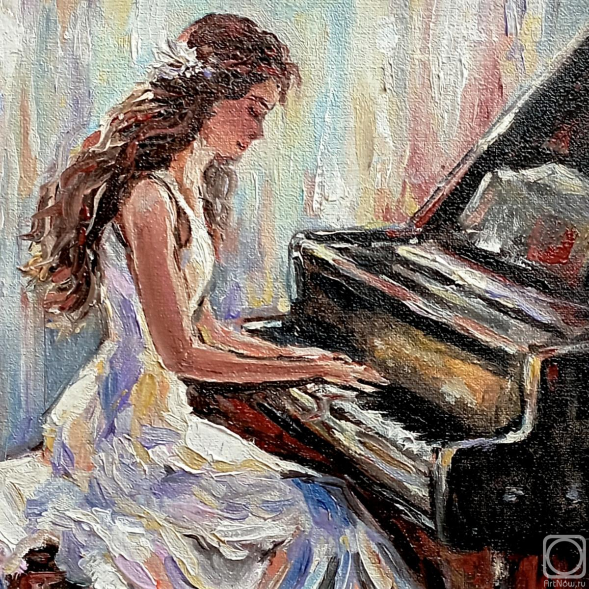 Rodionova Svetlana. Pianist and grand piano