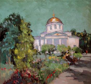 Cathedral in Pechory. Lityshev Vladimir
