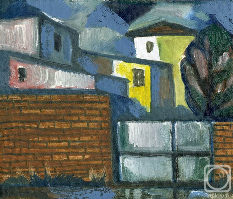 Karpov Evgeniy. Yellow House in the Yard 232