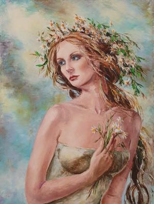 Young woman (Portrait Painting). Kruglova Svetlana