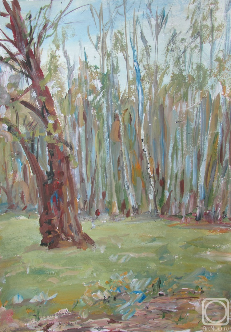 Novikova Marina. Willow and Spring Forest