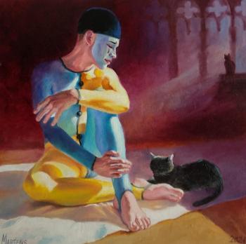 Pierrot and the Black Cat (Body). Martens Helen