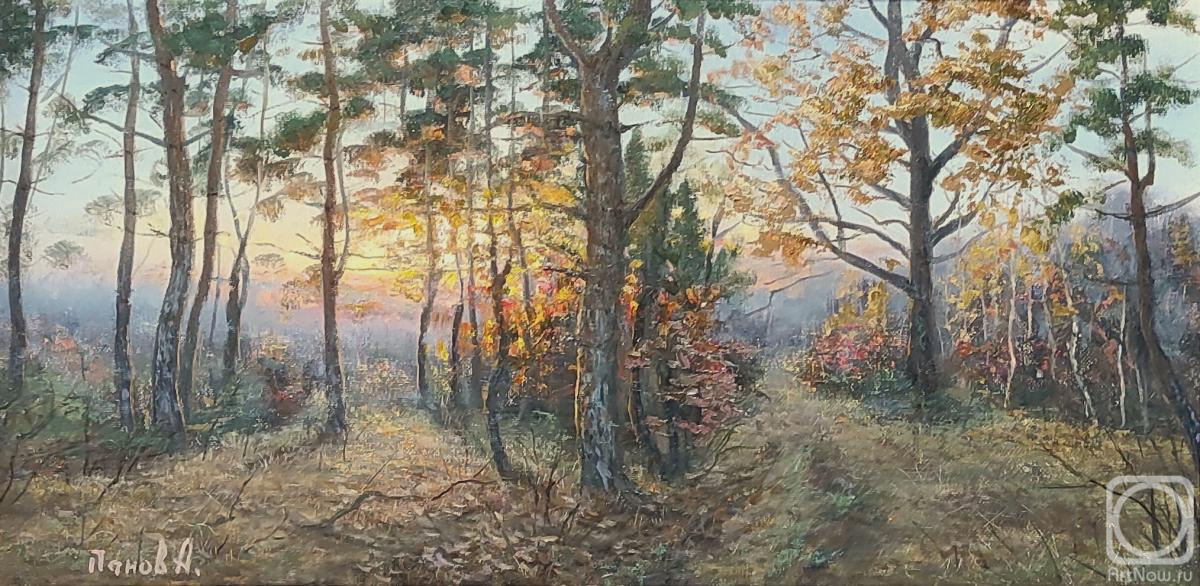 Panov Aleksandr. At sunset of the passing day