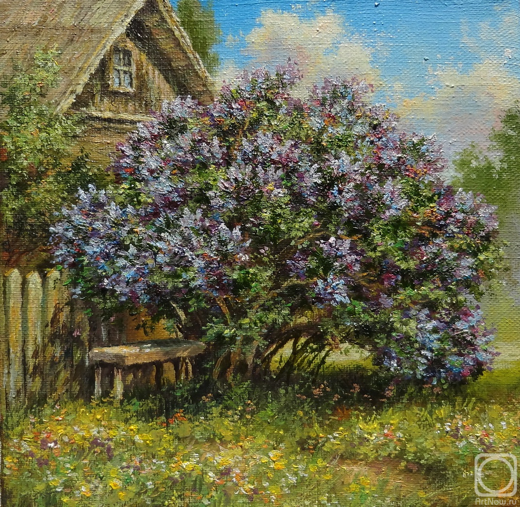 Borisova Irina. Lilac bush