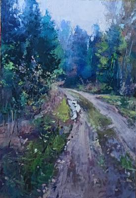 Road in the Autumn Forest. Kokorev Michail