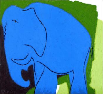 Blue elephant. Oligerov Alexander
