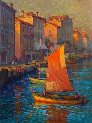 Old Chioggia - the city of fishermen and smugglers. Volkov Sergey
