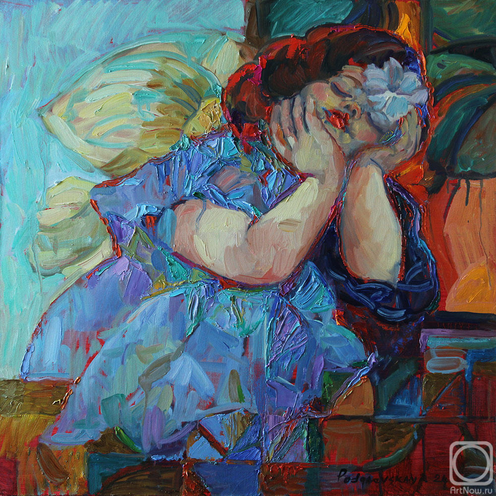 Podgaevskaya Marina. Girl in blue