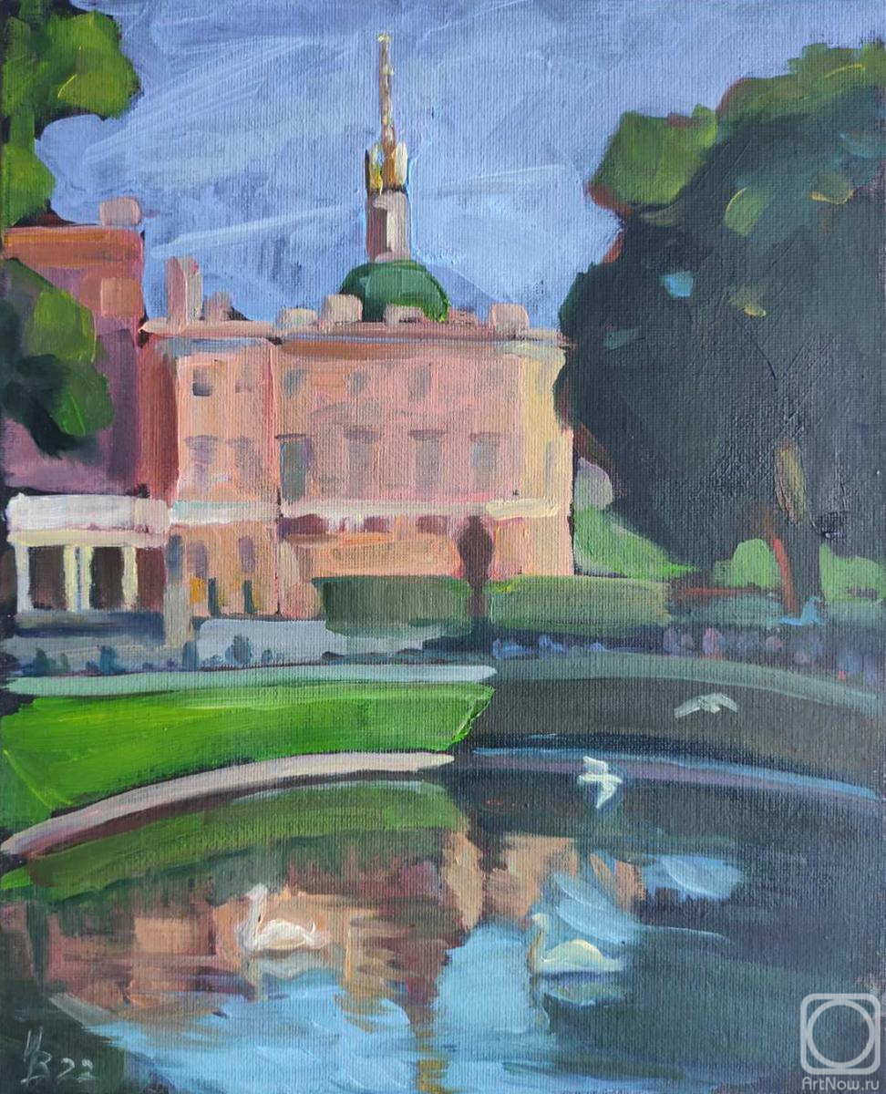Картина маслом на холсте. Вольвак Инна. Михайловский замок