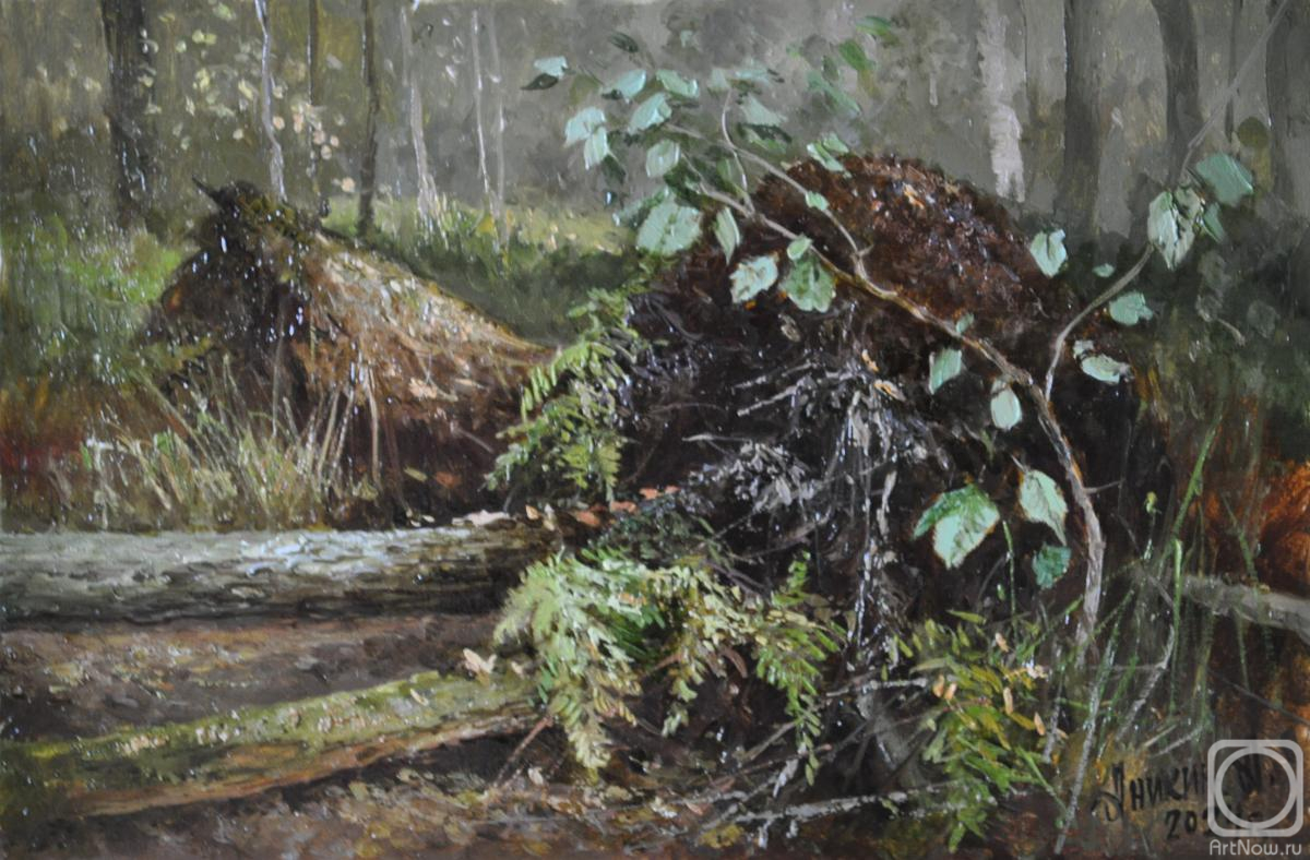 Картина маслом на холсте. Аникин Алексей. Серия миниатюр "Заповедные места"