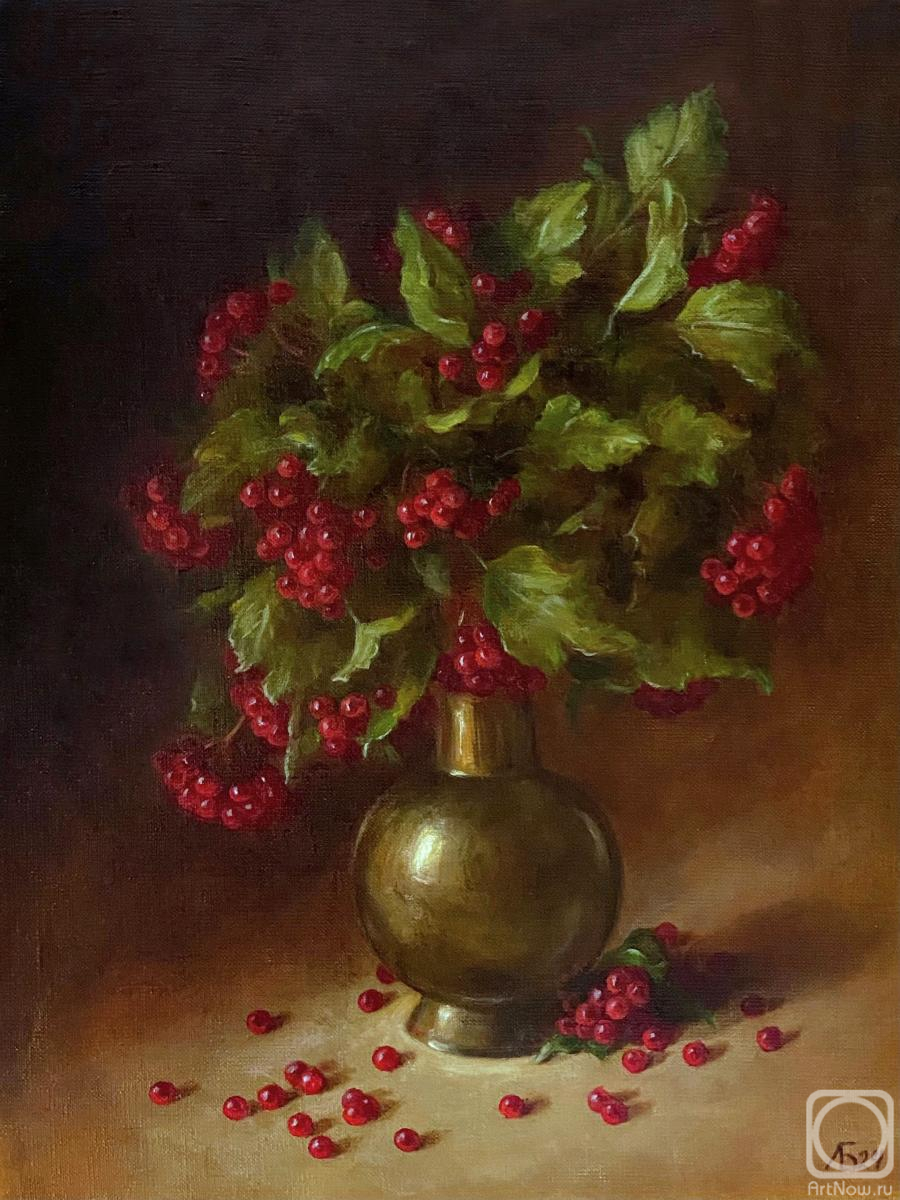 Картина маслом на холсте. Богуцкая Людмила. Калина