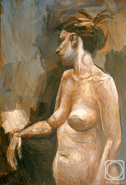 Картина. Юдаев-Рачей Юрий. Катя (за чтением)