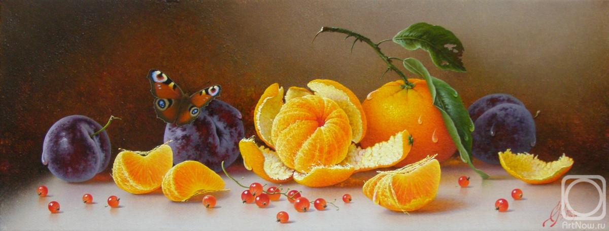 Картина маслом на холсте. Соломатина Кристина. Мандарины