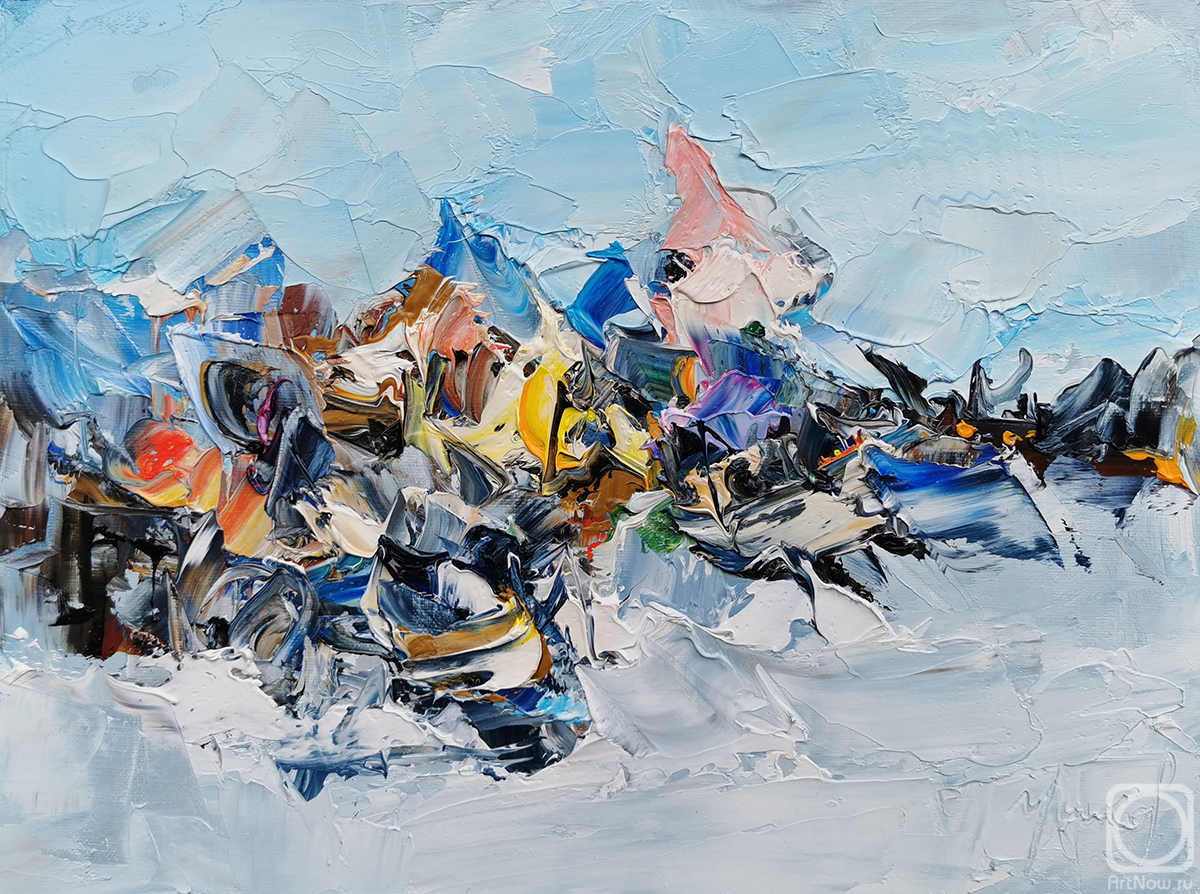 Картина маслом на холсте. Ушков Валерий. Праздник