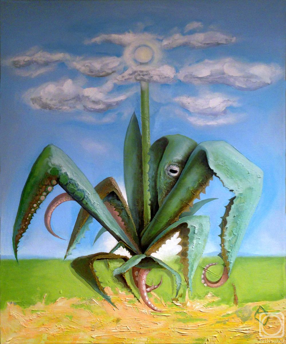Картина маслом на холсте. Варганов Александр. Хищная Агава
